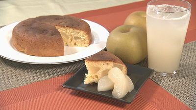 ナシのデザート3品 midori250920f