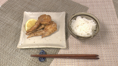 「名古屋風手羽先の甘辛揚げ」 midori251108-2